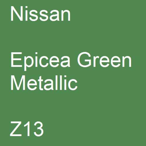 Nissan, Epicea Green Metallic, Z13.